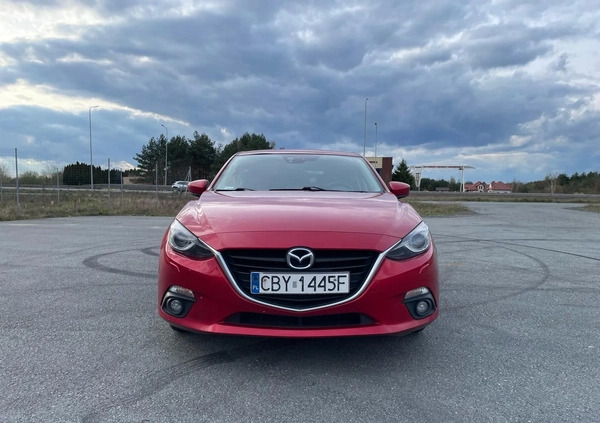 Mazda 3 cena 44000 przebieg: 207000, rok produkcji 2014 z Puławy małe 137